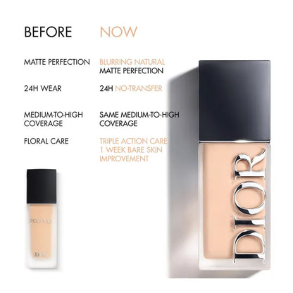 DIOR - Forever Skin Wear - Blurring Natural Matte Foundation - 24H Ultra Wear - 30ml