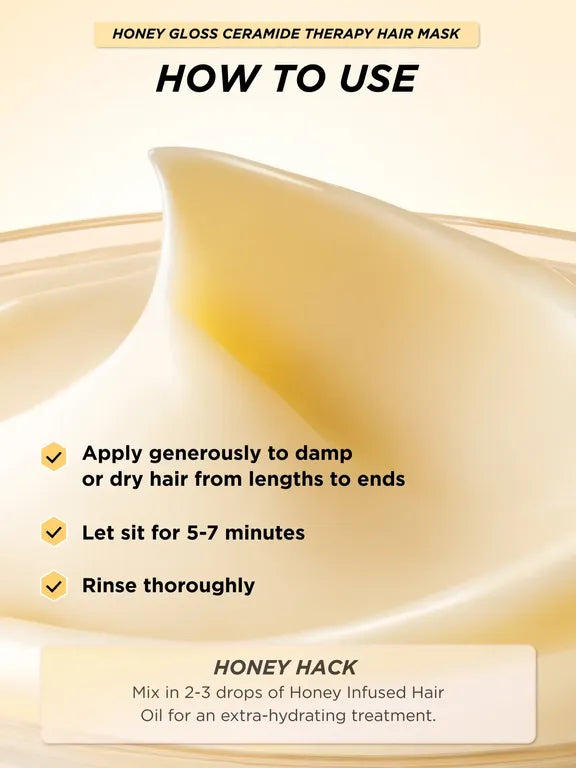 Gisou - Honey Gloss Ceramide Therapy Hair Mask