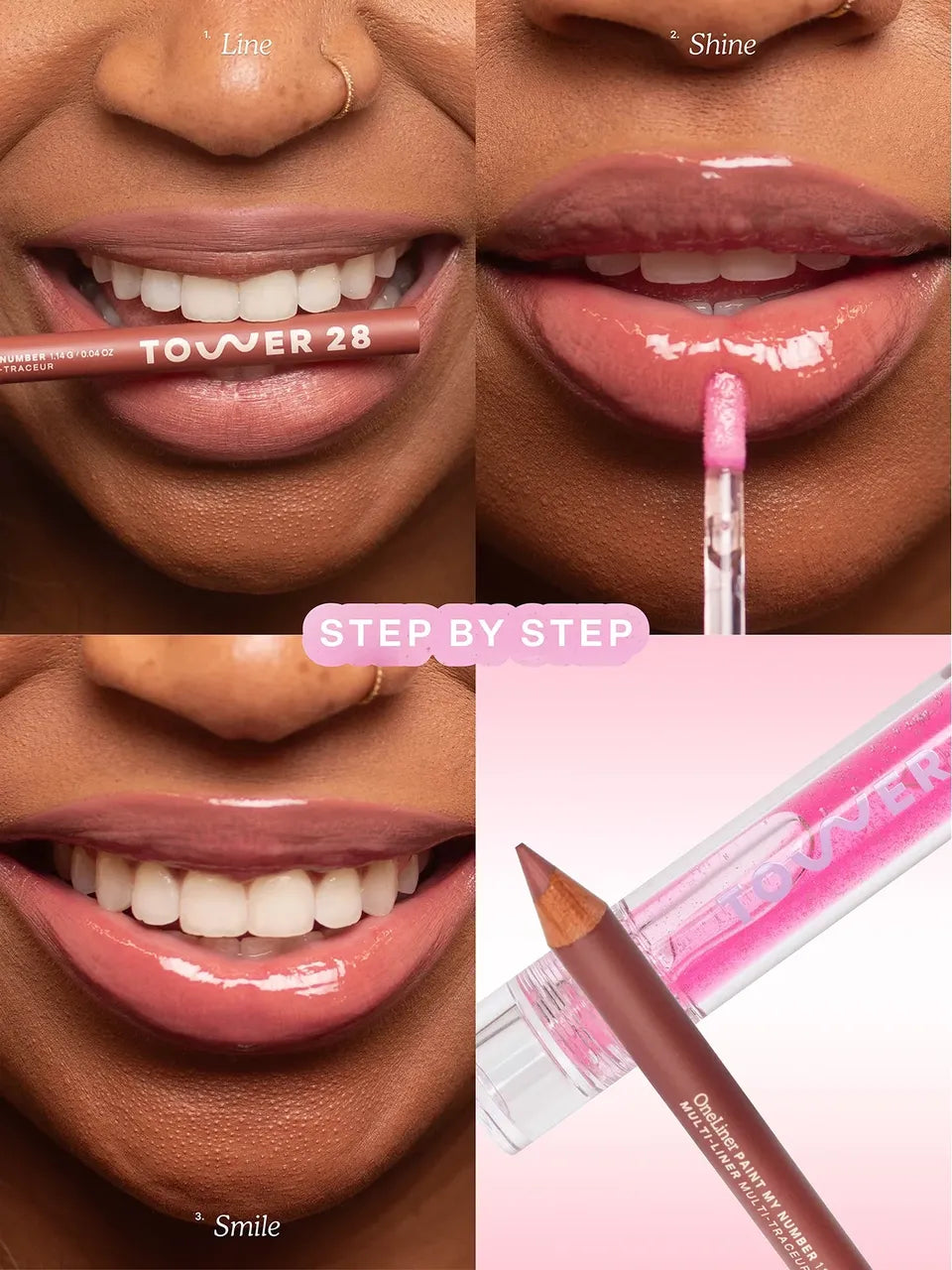 Tower 28 - Line & Shine Lip Kit 4.81g