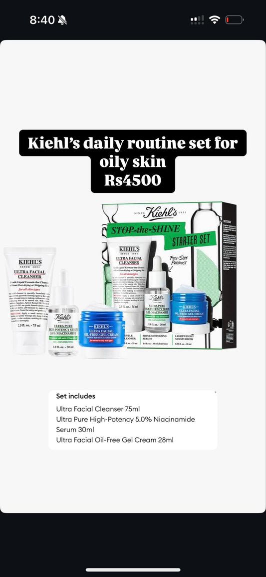 Kiehl's - "Stop the Shine" Starter Kit