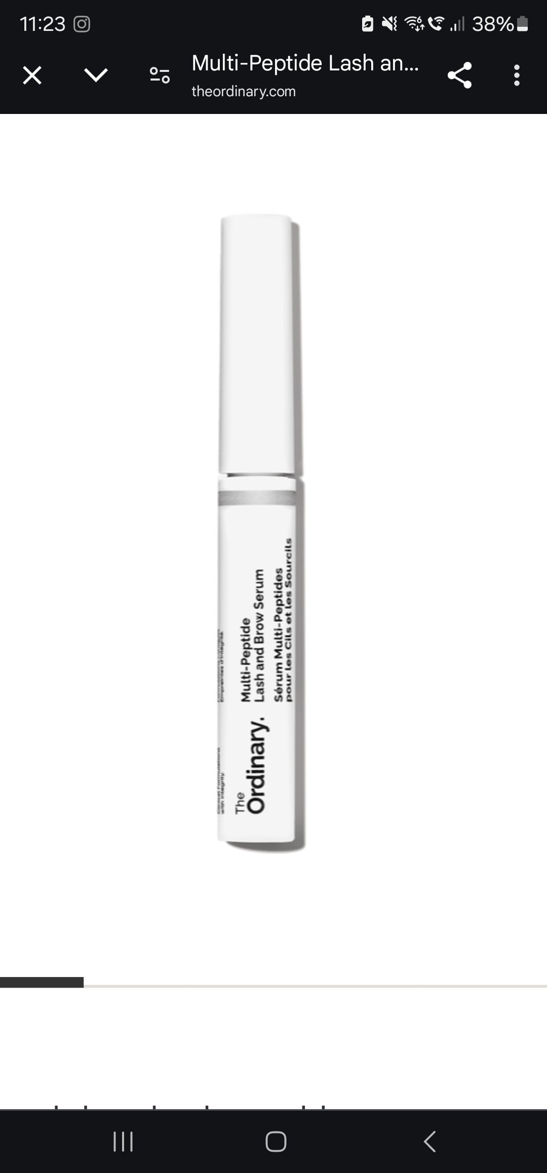 The Ordinary - Lash and Brow Serum