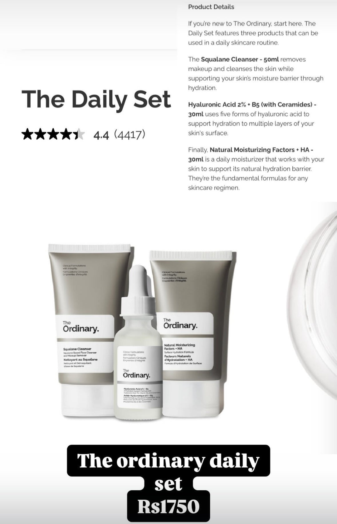 The Ordinary - Daily Set