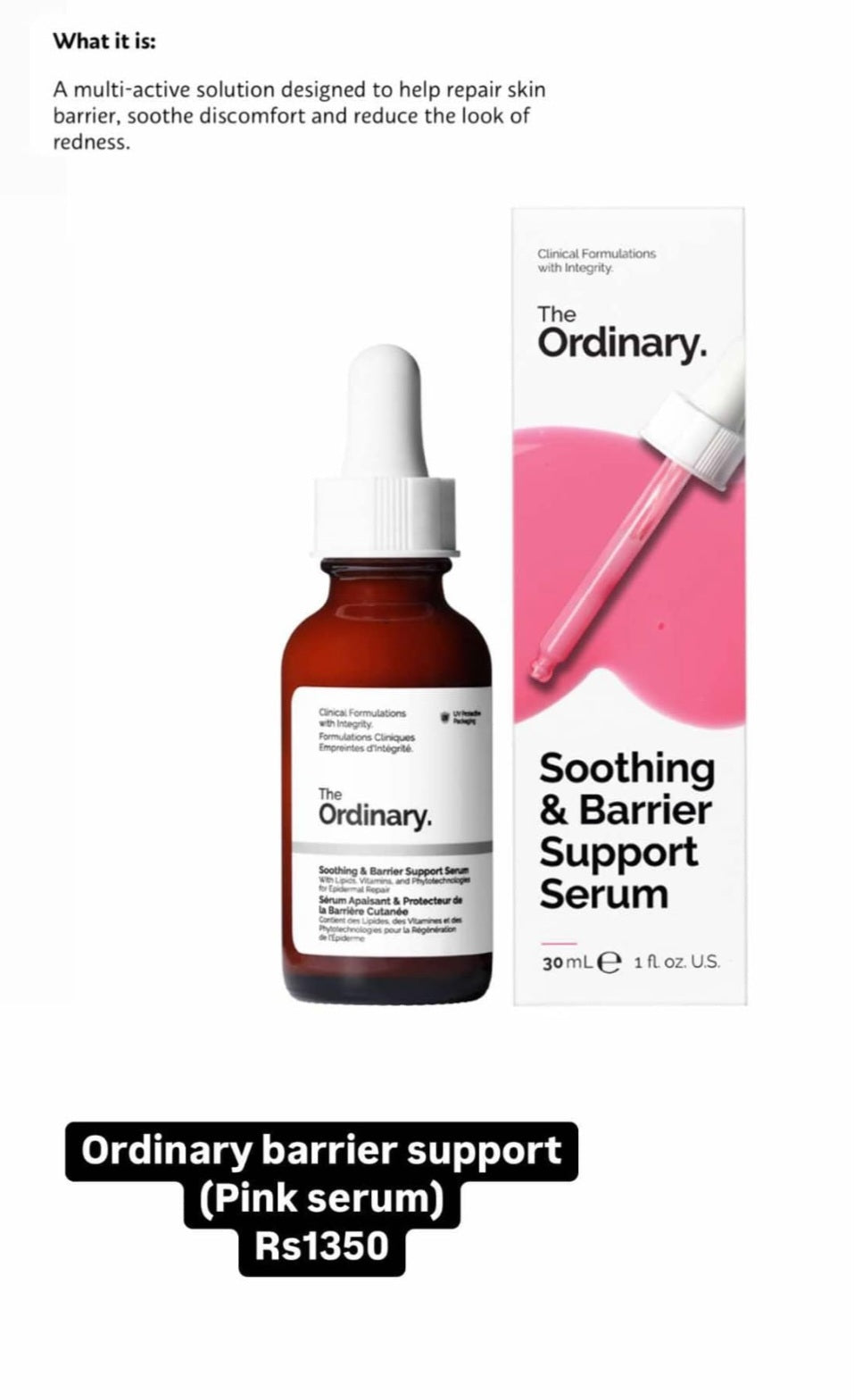 The Ordinary - Soothing & Barrier Support Serum