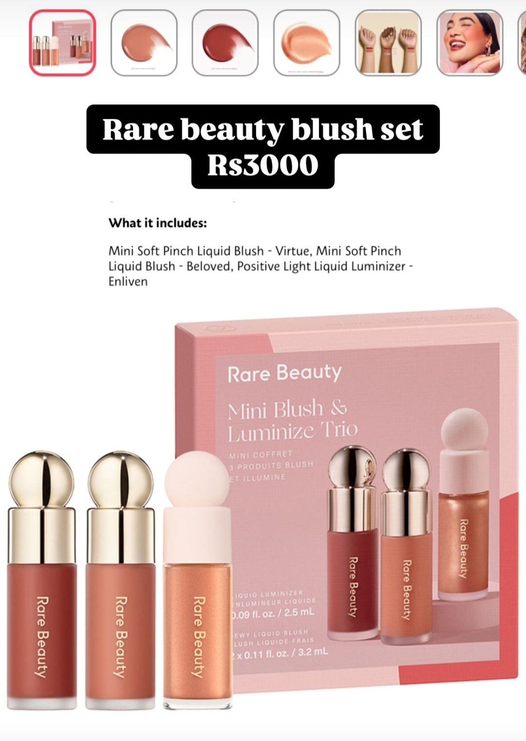 Rare Beauty - Blush Set